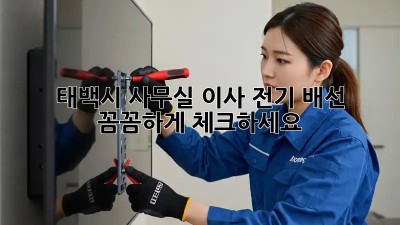 태백시 사무실 이사? 전기 배선 꼼꼼하게 체크하세요!